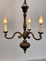 Lamp - Gegoten messing, Gepatineerd brons