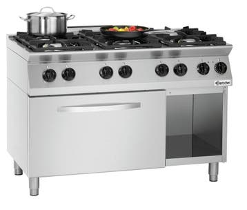 Bartscher Gasfornuis MFG 7340 | 6-pits | Gas + Elektrische O, Ophalen of Verzenden, Nieuw in verpakking