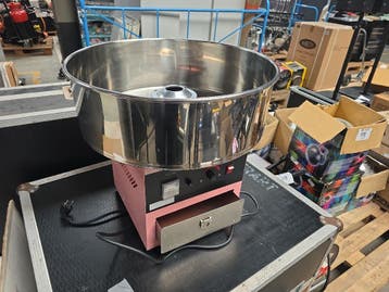 2x Candy Floss machine GGM Gastro ZWJ950, Nieuw in verpakking