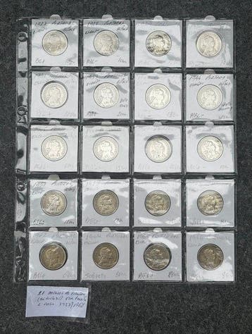 Portugal. Coleção de 21 Moedas de 1 Escudo (1927 a 1968)