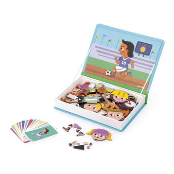 Janod Magnetibook - Sporten magneet van €19,99 voor €17,99, Ophalen of Verzenden, Nieuw