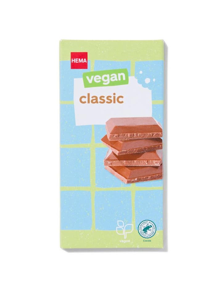 HEMA Vegan reep 90gram 2e halve prijs, Diversen, Sinterklaas, Nieuw, Verzenden