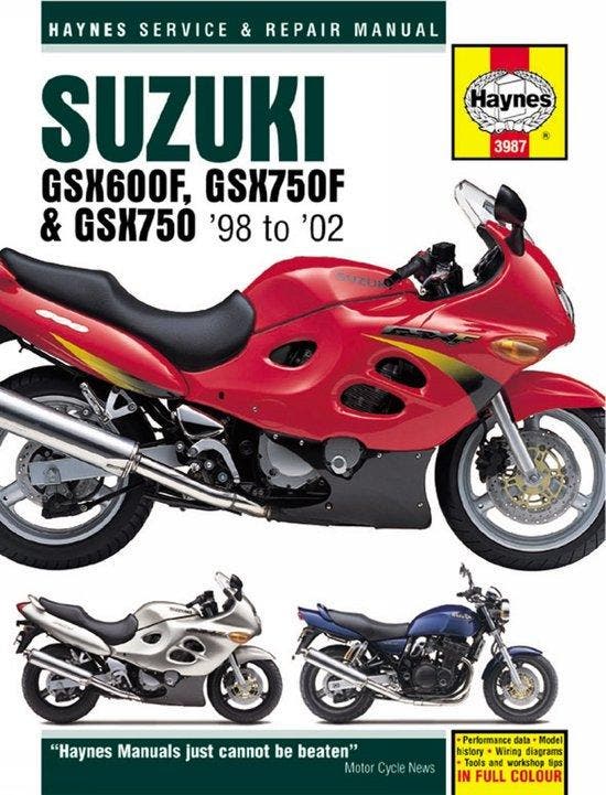 9781785212833 Suzuki Gsx600  750 Motorcycle Repair Manual, Boeken, Informatica en Computer, Nieuw, Verzenden