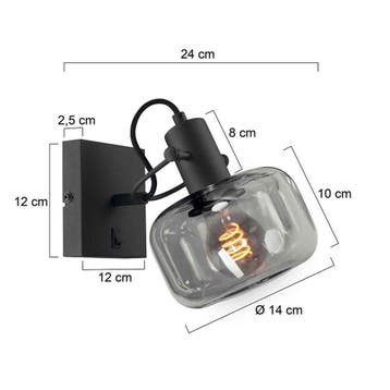 Steinhauer wandlamp Glaslic 3864ZW 2de Kansje, Ophalen, Nieuw, Overige materialen