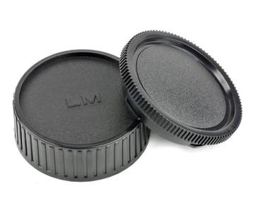 Leica M Body Cap + Rear Lens Cap Set, Nieuw