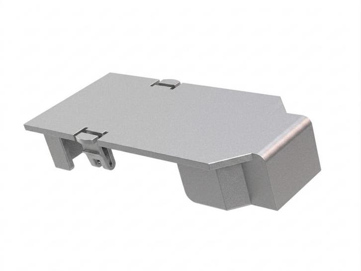 Gamecube Serial Port 1 cover - Silver, Spelcomputers en Games, Spelcomputers | Nintendo GameCube, Zo goed als nieuw, Ophalen of Verzenden