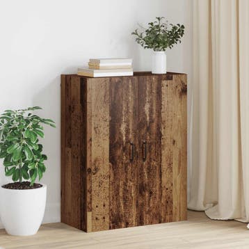 vidaXL Wandkast Oudhout 69,5 x 34 x 90 cm Bewerkt hout, Huis en Inrichting, Minder dan 50 cm, Verzenden, Nieuw, Minder dan 100 cm
