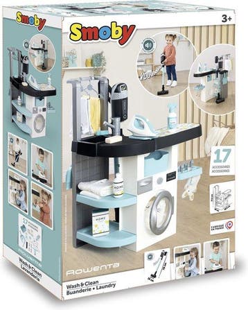 Smoby - Rowenta Wash & Clean Laundry - Wassalon - Educatief, Verzenden, Nieuw