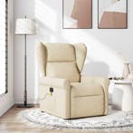 Massagestoel Creme | Retourdeal 35% Korting | Comfort, Huis en Inrichting, Fauteuils, 75 tot 100 cm, Ophalen of Verzenden, Zo goed als nieuw