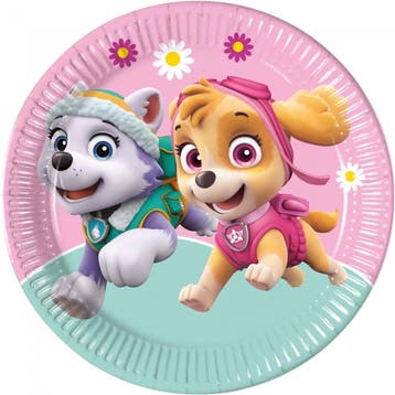 Feestborden Paw Patrol Skye & Everest (8st), Hobby en Vrije tijd, Feestartikelen, Ophalen of Verzenden, Nieuw