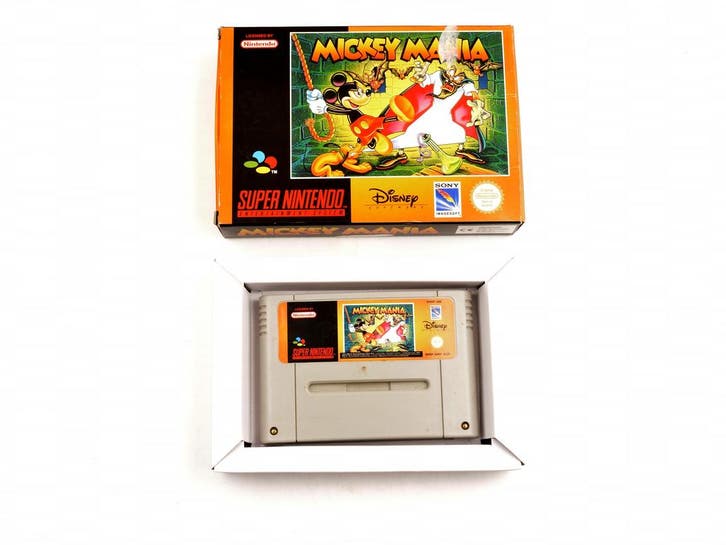Mickey Mania [Super Nintendo], Spelcomputers en Games, Games | Nintendo Super NES, Zo goed als nieuw, Ophalen of Verzenden