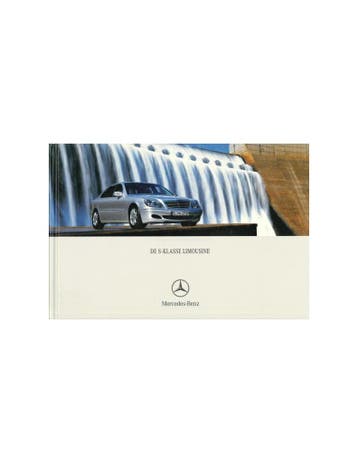2004 MERCEDES BENZ S-KLASSE HARDCOVER BROCHURE NEDERLANDS, Nieuw, Author