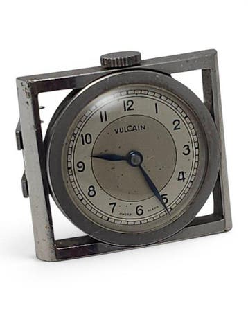 Vulcain - Art Deco Miniature Travel / Desk Clock – Circa