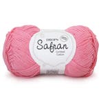 DROPS Safran Uni Colour - 02 roze - Katoen Garen, Ophalen of Verzenden, Nieuw