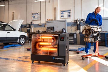 Climameister Sh 13 k kachel infrarood heater diesel met Ther, Huis en Inrichting, Nieuw, Ophalen of Verzenden, Vrijstaand, Overige soorten