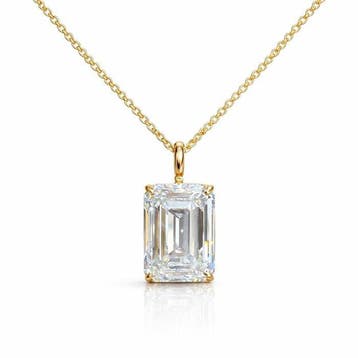 Halsketting - 14 karaat Geel goud - 10.00ct. tw. Diamant, Nieuw