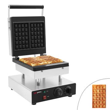 GGM Gastro | Wafelijzer - Enkel - Mechanisch - 2kW - |, Verzenden, Nieuw in verpakking, Overige typen