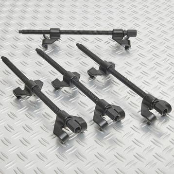 Datona Veerspanners set van 4 stuks - Datona - Zwart, Auto diversen, Autogereedschap, Ophalen of Verzenden, Nieuw
