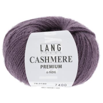 LANG Yarns Cashmere Premium - 180 Aubergine - Puur Kasjmie, Ophalen of Verzenden, Nieuw