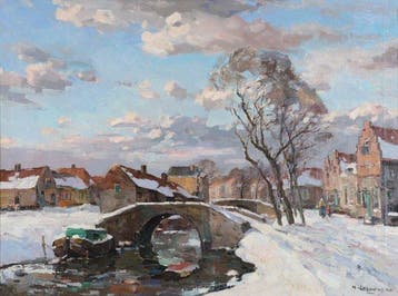 Hendrik VAN LEEUWEN (1890-1972) - Wintergezicht