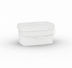 5 liter emmer wit rechthoekig