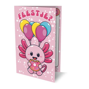 Uitnodigingen Axolotl 1 Pk 950 / Set Van 6 |  | Nieuw, Boeken, Ophalen of Verzenden, Nieuw