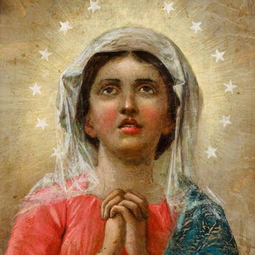 Italiaanse school (XIX) - Betende Madonna - No Reserve