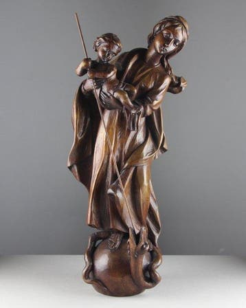 Lepi - sculptuur, Madonna and Child with Lance and Serpent -