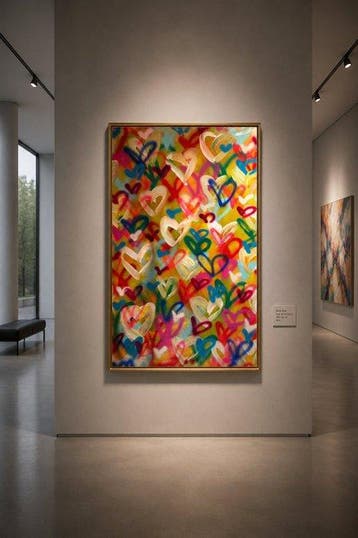 Timo Wedell - A Symphony of Hearts - XXL - Abstract