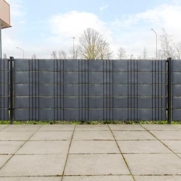 vidaXL Balkonschermen 10 st 255x19 cm poly rattan, Verzenden, Nieuw
