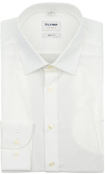 OLYMP Level Five Overhemd Body-Fit Off White maat 41 Heren, Verzenden, Nieuw, OLYMP