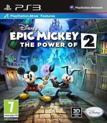 Disney Epic Mickey 2 the Power of Two (PS3 Games), Spelcomputers en Games, Ophalen of Verzenden, Zo goed als nieuw