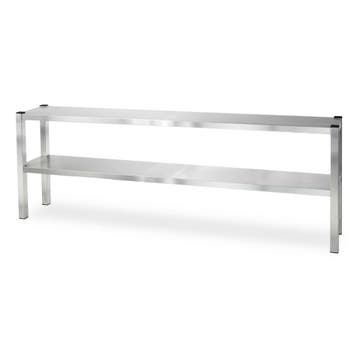 HCB Pro-line Dubbele etagère brug - 180 x 30 x 65 cm - RVS, Verzenden, Nieuw in verpakking