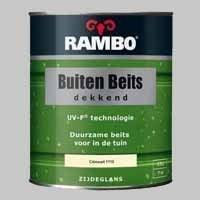Rambo Buitenbeits Dekkend Cremwit 1110 Zijdeglans - 0,75 Lit, Verzenden, Nieuw