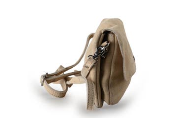 Manfield Crossbodytas Goud, Verzenden, Zo goed als nieuw