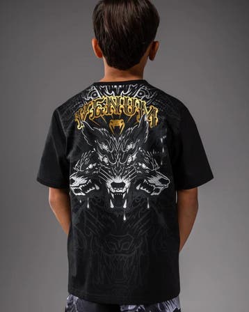 Venum Wolf Atak Kinder TShirt Zwart/Grijs – Comfortabel Kat, Ophalen of Verzenden, Nieuw