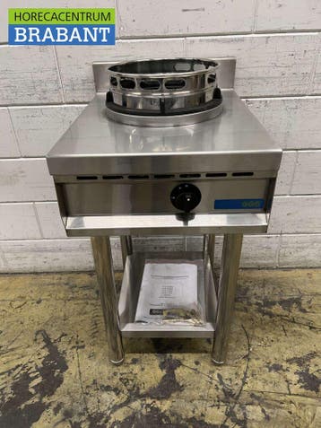 RVS Nayati NGER 4-60 Woktafel wokfornuis 1 brander 47,5 cm, Zakelijke goederen, Horeca | Keukenapparatuur, Ophalen of Verzenden