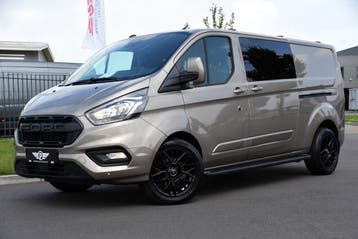 Ford Transit Custom 320 2.0 TDCI L2H1 Limited DC Raptor Edit, Automaat, Stof, Gebruikt, Overige kleuren