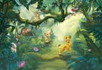 Lion King behang, Leeuwenkoning fotobehang 368 x 254 cm, Verzenden, Nieuw, Wanddecoratie