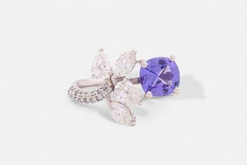 Cocktailring - 18 karaat Geel goud, gerhodineerd - 3.23ct., Sieraden, Tassen en Uiterlijk