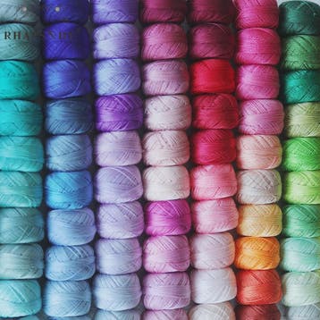 Rhapsody Pearl Cotton Haakgaren Maat 8 - Egyptisch Katoen, D, Verzenden, Nieuw
