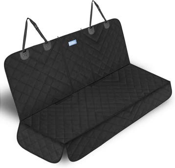 Hondendeken auto achterbank - hondenmat - 137x121 cm - Zwart, Verzenden, Zo goed als nieuw