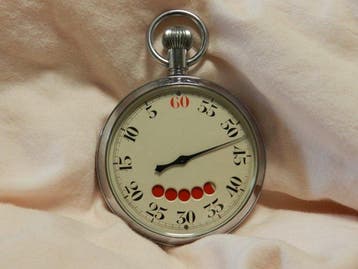Maritieme objecten - Staal- Regatta-chronometer