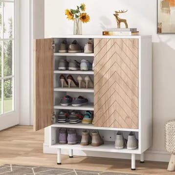 Schoenenopbergkast voor 18 paar – Modern design, Verzenden, Nieuw