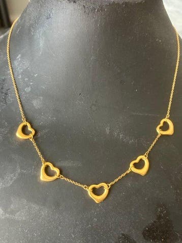Tiffany & Co. - Halsketting - 18 karaat Geel goud, Sieraden, Tassen en Uiterlijk, Nieuw