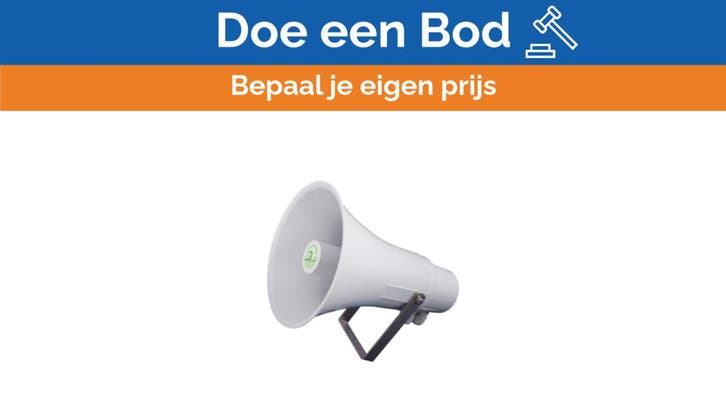 Bieden: Jagro Horn Speaker 100V white DK10-PP, Watersport en Boten, Navigatiemiddelen en Scheepselektronica, Kabel of Apparatuur