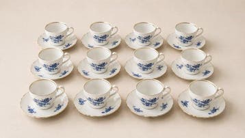 Richard Ginori - Koffieservies voor 12 (24) - Service de 12