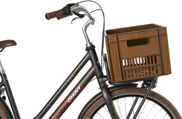 Fastrider Fietskrat Groot - Bruin - 34L, Ophalen of Verzenden, Zo goed als nieuw, Fastrider