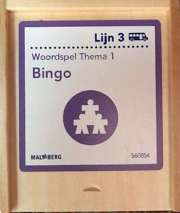 Lijn 3  Woordspel Thema 1, Bingo, Verzenden, Nieuw