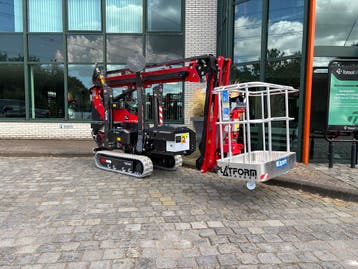 Spinhoogwerker | Platform Basket Spider 13.80 | 13,40 meter, Zakelijke goederen, Machines en Bouw | Liften, Steigers en Ladders